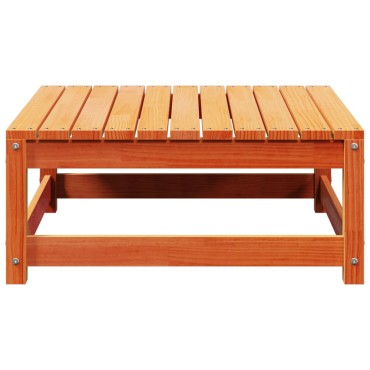 vidaXL Υποπόδιο Κήπου Καφέ 70x70x30cm από Μασίφ Ξύλο Πεύκου 1 τεμ. Γωνιακός