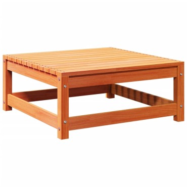 vidaXL Υποπόδιο Κήπου Καφέ 70x70x30cm από Μασίφ Ξύλο Πεύκου 1 τεμ. Γωνιακός