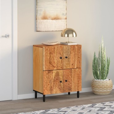 vidaXL Ντουλάπι Βοηθητικό 60x33x75cm από Μασίφ Ξύλο Ακακίας 1 τεμ.