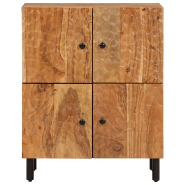 vidaXL Ντουλάπι Βοηθητικό 60x33x75cm από Μασίφ Ξύλο Ακακίας 1 τεμ.