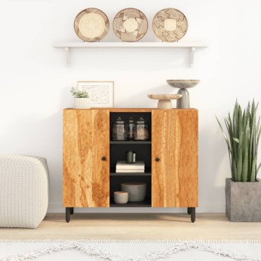 vidaXL Ντουλάπι Βοηθητικό 90x33x75cm από Μασίφ Ξύλο Ακακίας 1 τεμ.