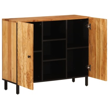 vidaXL Ντουλάπι Βοηθητικό 90x33x75cm από Μασίφ Ξύλο Ακακίας 1 τεμ.