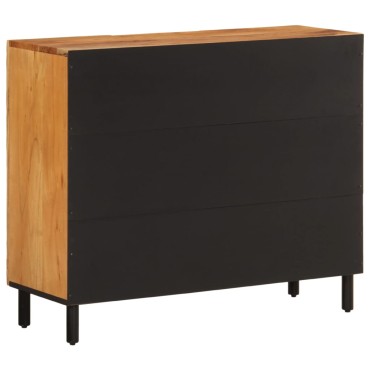 vidaXL Ντουλάπι Βοηθητικό 90x33x75cm από Μασίφ Ξύλο Ακακίας 1 τεμ.