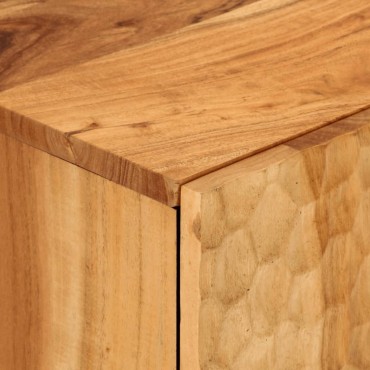 vidaXL Ντουλάπι Βοηθητικό 90x33x75cm από Μασίφ Ξύλο Ακακίας 1 τεμ.