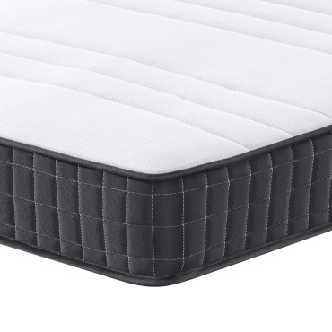 vidaXL Στρώμα με Bonnell Springs Μεσαία Σκληρότητα 160x200cm 1 τεμ. - Διπλό