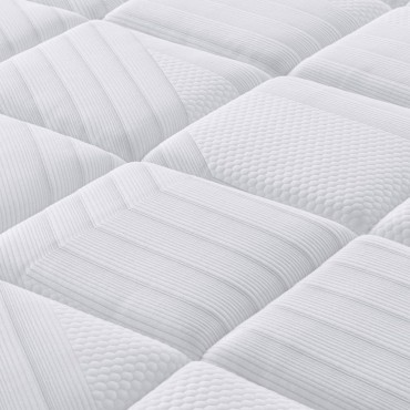 vidaXL Στρώμα με Pocket Springs Μεσαία Plus Σκληρότητα 160x200cm 1 τεμ. - Διπλό