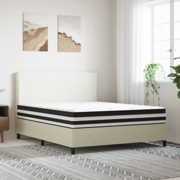 vidaXL Στρώμα με Pocket Springs Μεσαία Σκληρότητα 160x200cm 1 τεμ. - Διπλό