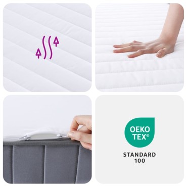 vidaXL Στρώμα Αφρού Medium Soft 140x190cm 1 τεμ. - Διπλό