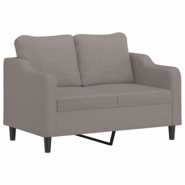 vidaXL Καναπές Διθέσιος Taupe Υφασμάτινος 158x77x80cm 1 τεμ.