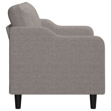 vidaXL Καναπές Διθέσιος Taupe Υφασμάτινος 158x77x80cm 1 τεμ.