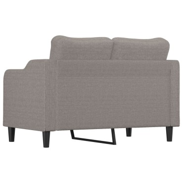 vidaXL Καναπές Διθέσιος Taupe Υφασμάτινος 158x77x80cm 1 τεμ.