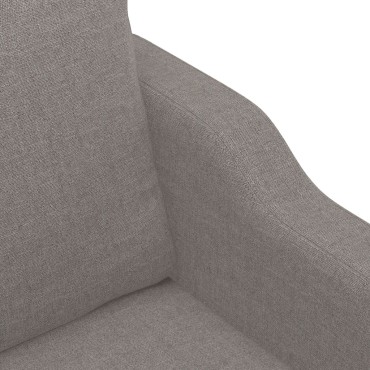 vidaXL Καναπές Διθέσιος Taupe Υφασμάτινος 158x77x80cm 1 τεμ.