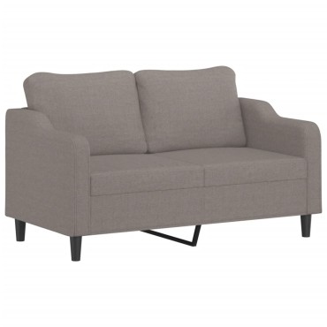 vidaXL Καναπές Διθέσιος Taupe Υφασμάτινος 158x77x80cm 1 τεμ.