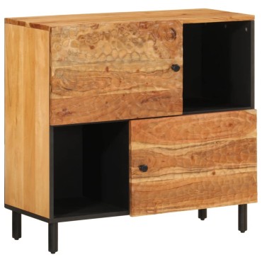 vidaXL Ντουλάπι Βοηθητικό 80x33x75cm από Μασίφ Ξύλο Ακακίας 1 τεμ.