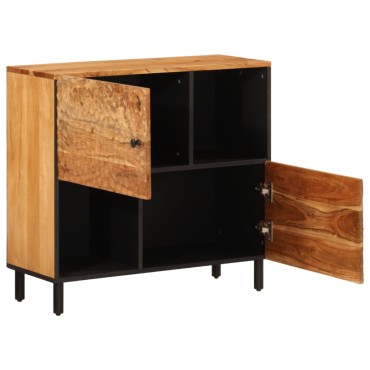 vidaXL Ντουλάπι Βοηθητικό 80x33x75cm από Μασίφ Ξύλο Ακακίας 1 τεμ.