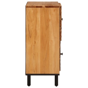 vidaXL Ντουλάπι Βοηθητικό 80x33x75cm από Μασίφ Ξύλο Ακακίας 1 τεμ.