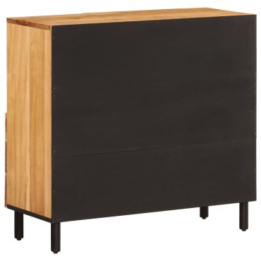 vidaXL Ντουλάπι Βοηθητικό 80x33x75cm από Μασίφ Ξύλο Ακακίας 1 τεμ.