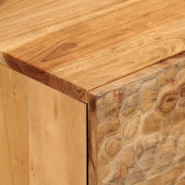 vidaXL Ντουλάπι Βοηθητικό 80x33x75cm από Μασίφ Ξύλο Ακακίας 1 τεμ.