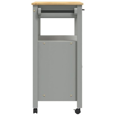 vidaXL Τρόλεϊ Κουζίνας MONZA 84x40x90cm από Μασίφ Ξύλο Πεύκου 1 τεμ.