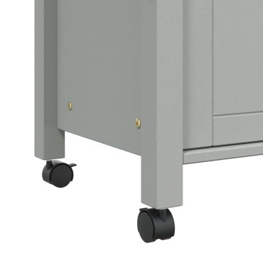 vidaXL Τρόλεϊ Κουζίνας MONZA 84x40x90cm από Μασίφ Ξύλο Πεύκου 1 τεμ.