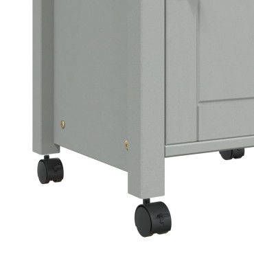 vidaXL Τρόλεϊ Κουζίνας MONZA 48x40x88,5cm από Μασίφ Ξύλο Πεύκου 1 τεμ.