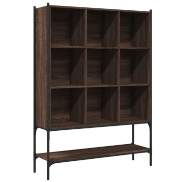 vidaXL Βιβλιοθήκη Καφέ Δρυς 102x30x141,5cm από Επεξεργασμένο Ξύλο 1 τεμ.