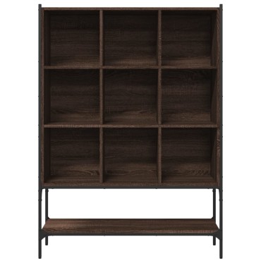 vidaXL Βιβλιοθήκη Καφέ Δρυς 102x30x141,5cm από Επεξεργασμένο Ξύλο 1 τεμ.