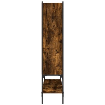 vidaXL Βιβλιοθήκη Καπνιστή Δρυς 102x30x141,5cm από Επεξεργασμένο Ξύλο 1 τεμ.