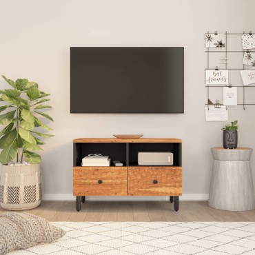 vidaXL Έπιπλο Τηλεόρασης 70x33x46cm από Μασίφ Ξύλο Ακακίας