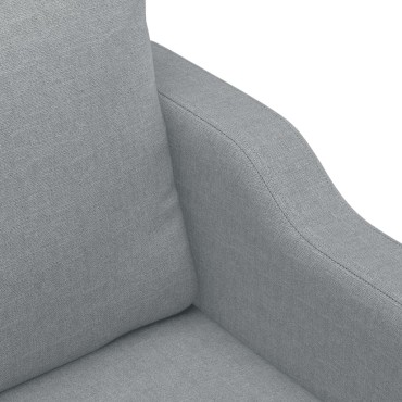 vidaXL Πολυθρόνα Ανοιχτό Γκρι Υφασμάτινη 78x77x80cm 1 τεμ. Γωνιακός