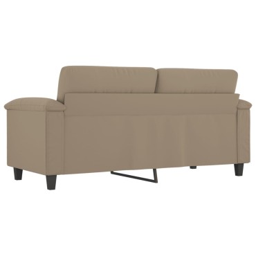 vidaXL Καναπές Διθέσιος Taupe Ύφασμα μικροϊνών 170x77x80cm 1 τεμ.