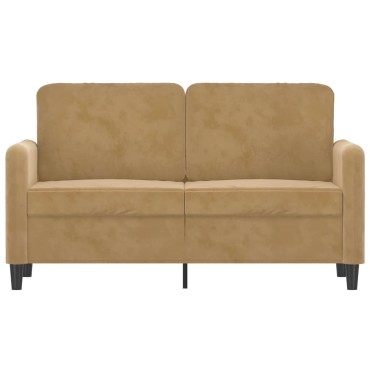vidaXL Καναπές Διθέσιος Βελούδινος 138x77x80cm 1 τεμ.