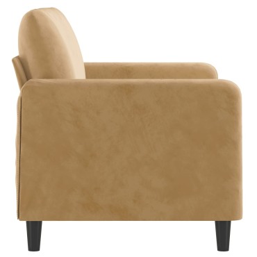 vidaXL Καναπές Διθέσιος Βελούδινος 138x77x80cm 1 τεμ.