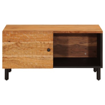 vidaXL Τραπεζάκι Σαλονιού 80x50x40cm από Μασίφ Ξύλο Ακακίας 1 τεμ.