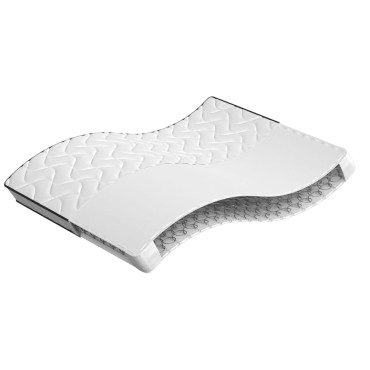 vidaXL Στρώμα με Bonnell Springs Μεσαία Σκληρότητα 140x190cm 1 τεμ. - Μονό