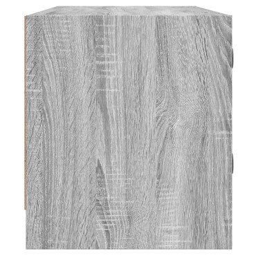 vidaXL Έπιπλο Τηλεόρασης Sonoma Γκρι 102x37x42cm με Γυάλινες Πόρτες