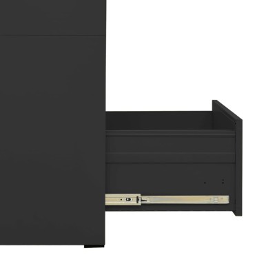 vidaXL Αρχειοθήκη Ανθρακί 46x62x102,5cm από Ατσάλι 1 τεμ.