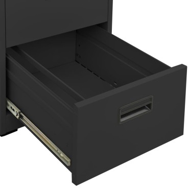 vidaXL Αρχειοθήκη Ανθρακί 46x62x102,5cm από Ατσάλι 1 τεμ.