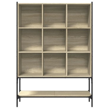 vidaXL Βιβλιοθήκη Sonoma Δρυς 102x30x141,5cm από Επεξεργασμένο Ξύλο 1 τεμ.