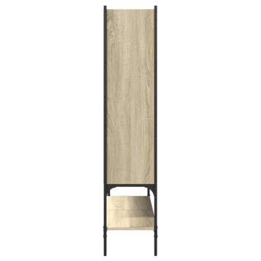 vidaXL Βιβλιοθήκη Sonoma Δρυς 102x30x141,5cm από Επεξεργασμένο Ξύλο 1 τεμ.