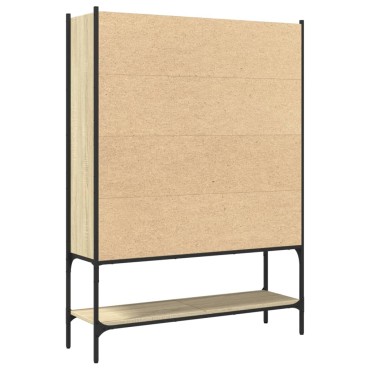 vidaXL Βιβλιοθήκη Sonoma Δρυς 102x30x141,5cm από Επεξεργασμένο Ξύλο 1 τεμ.
