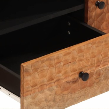 vidaXL Έπιπλο Τηλεόρασης 105x33x46cm από Μασίφ Ξύλο Ακακίας