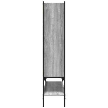 vidaXL Βιβλιοθήκη Γκρι Sonoma 102x30x141,5cm από Επεξεργασμένο Ξύλο 1 τεμ.