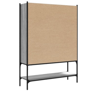 vidaXL Βιβλιοθήκη Γκρι Sonoma 102x30x141,5cm από Επεξεργασμένο Ξύλο 1 τεμ.