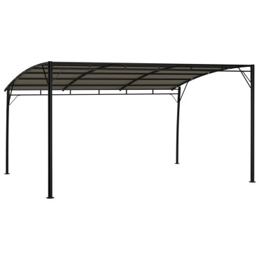 vidaXL Τεντοπέργκολα Κήπου Taupe 4 x 3 x 2,55 μ.
