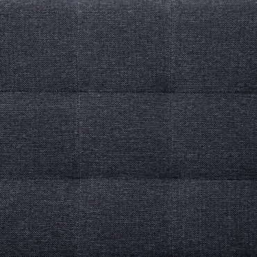 vidaXL Καναπές Κρεβάτι Γωνιακός Σκούρο Γκρι από Πολυεστέρα 218x155x69cm 1 τεμ.