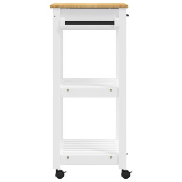 vidaXL Τρόλεϊ Κουζίνας MONZA 60x40x90cm από Μασίφ Ξύλο Πεύκου 1 τεμ.