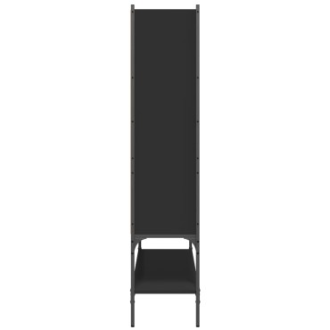vidaXL Βιβλιοθήκη Μαύρη 102x30x141,5cm από Επεξεργασμένο Ξύλο 1 τεμ.