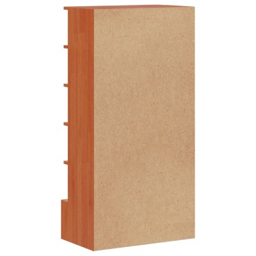 vidaXL Παπουτσοθήκη Καφέ Κεριού 52x30x104cm από Μασίφ Ξύλο Πεύκου