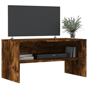 vidaXL Έπιπλο Τηλεόρασης Καπνιστή Δρυς 80x40x40cm Επεξ. Ξύλο